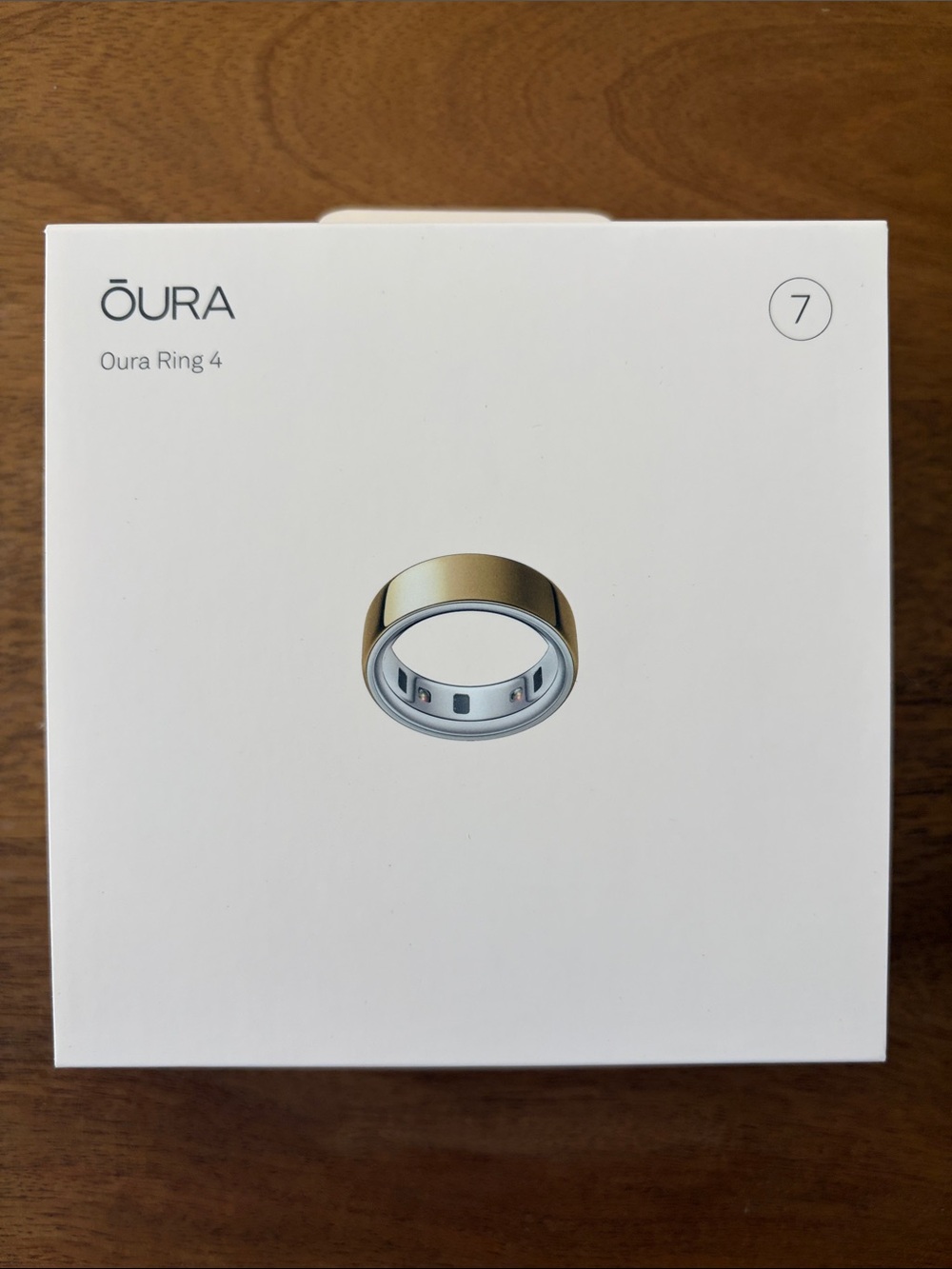 Oura Ring 4 Gold Smart Ring (Size 7)